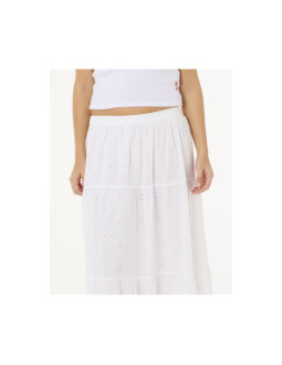 Spódnica damska rip curl oasis broderie maxi skirt biała