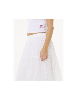 Spódnica damska rip curl oasis broderie maxi skirt biała 2