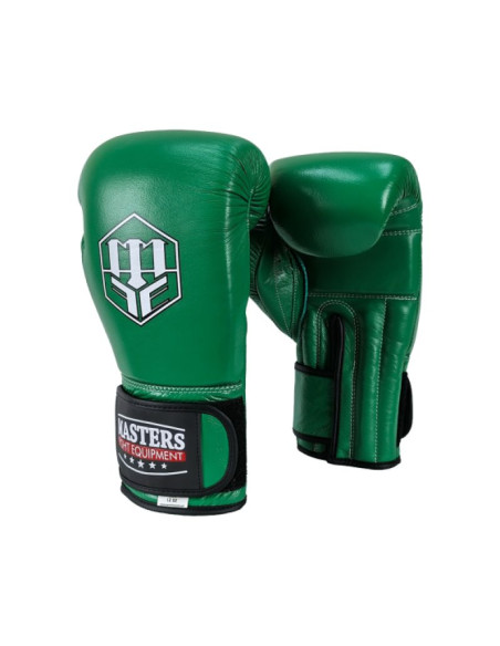 Rękawice bokserskie skórzane rbt-greenstrike 12 oz zielone