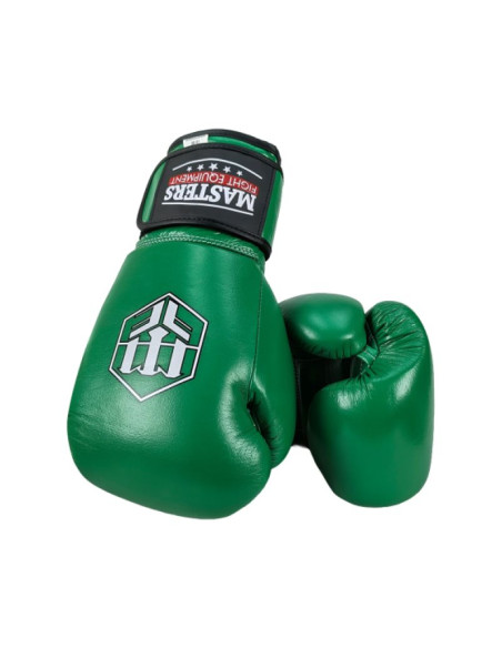 Rękawice bokserskie skórzane rbt-greenstrike 12 oz zielone
