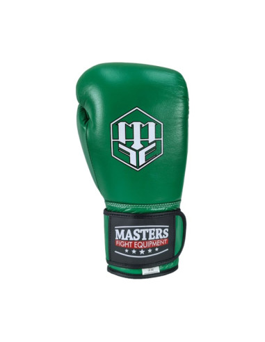 Rękawice bokserskie skórzane rbt-greenstrike 12 oz zielone