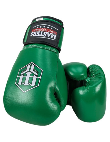 Rękawice bokserskie skórzane rbt-greenstrike 12 oz zielone