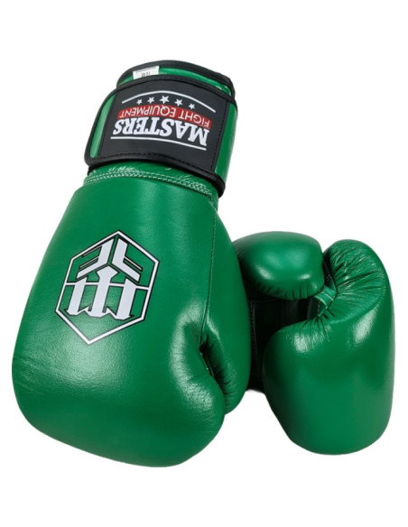 Rękawice bokserskie skórzane rbt-greenstrike 12 oz zielone