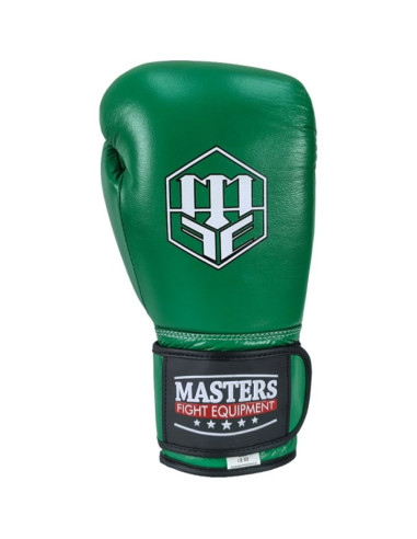 Rękawice bokserskie skórzane rbt-greenstrike 12 oz zielone