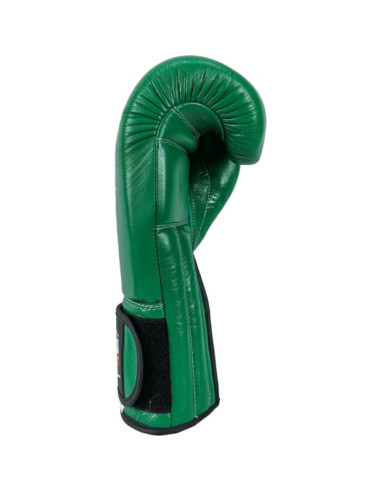 Rękawice bokserskie skórzane rbt-greenstrike 12 oz zielone