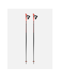 Kije narciarskie rossignol tactic clip black red czarny
