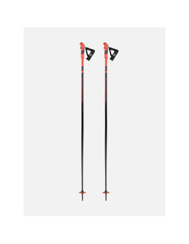 Kije narciarskie rossignol tactic clip black red czarny