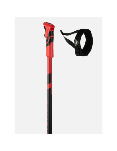 Kije narciarskie rossignol tactic clip black red czarny