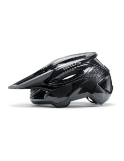 Kask rowerowy rockbros lk-99 na rower górski z regulowanym daszkiem i zapięciem magnetycznym 58-62 cm - czarny 2
