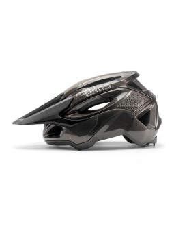 Kask rowerowy rockbros lk-99 na rower górski z regulowanym daszkiem i zapięciem magnetycznym 58-62 cm - tytanowy 2
