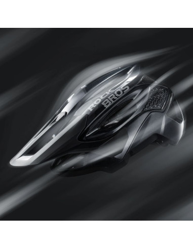 Kask rowerowy rockbros lk-99 na rower górski z regulowanym daszkiem i zapięciem magnetycznym 58-62 cm - tytanowy