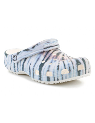 Crocs classic tie dye clog chalk/multi 211937-0pz