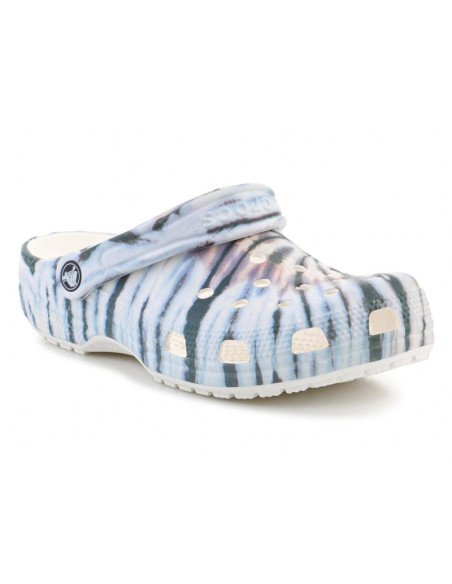 Crocs classic tie dye clog chalk/multi 211937-0pz
