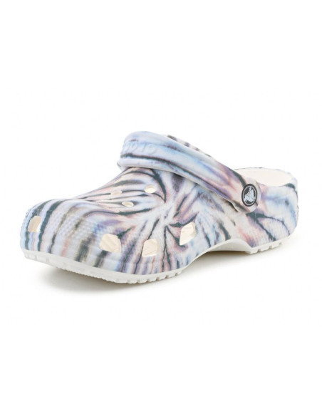 Crocs classic tie dye clog chalk/multi 211937-0pz
