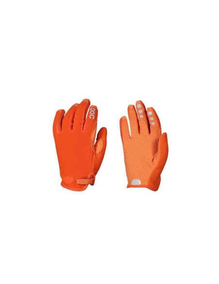 Rękawiczki rowerowe poc resistance enduro adj glove - zink orange rozmiar: m
