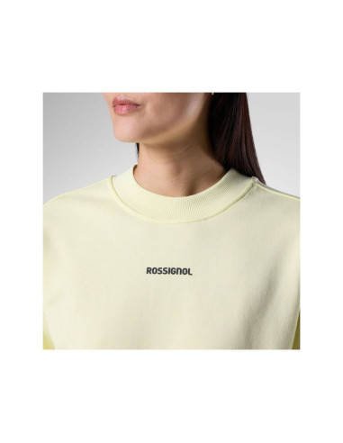 Bluza damska rossignol w logo cn żółta