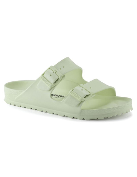 Klapki męskie birkenstock arizona essentials eva regular faded lime na szeroką stopę piankowe (1024571)