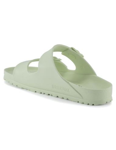 Klapki męskie birkenstock arizona essentials eva regular faded lime na szeroką stopę piankowe (1024571)