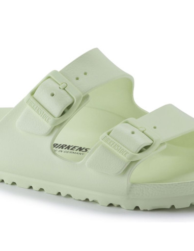 Klapki męskie birkenstock arizona essentials eva regular faded lime na szeroką stopę piankowe (1024571)