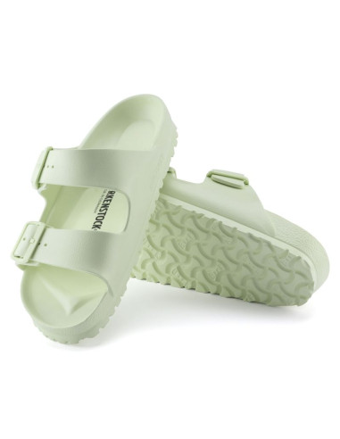 Klapki męskie birkenstock arizona essentials eva regular faded lime na szeroką stopę piankowe (1024571)