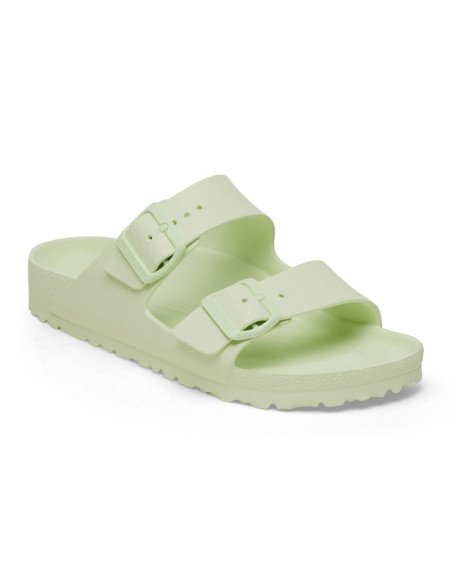Klapki męskie birkenstock arizona essentials eva regular faded lime na szeroką stopę piankowe (1024571)