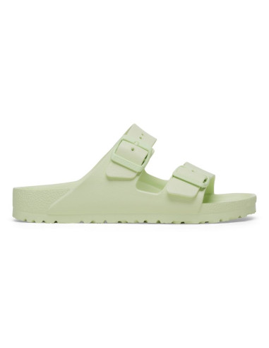 Klapki męskie birkenstock arizona essentials eva regular faded lime na szeroką stopę piankowe (1024571)