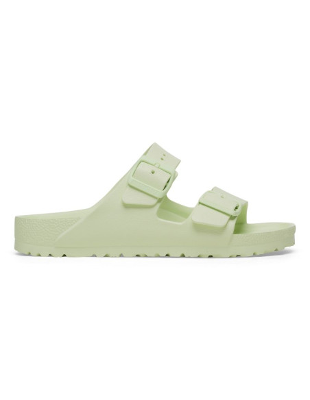 Klapki męskie birkenstock arizona essentials eva regular faded lime na szeroką stopę piankowe (1024571)