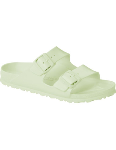 Klapki męskie birkenstock arizona essentials eva regular faded lime na szeroką stopę piankowe (1024571)