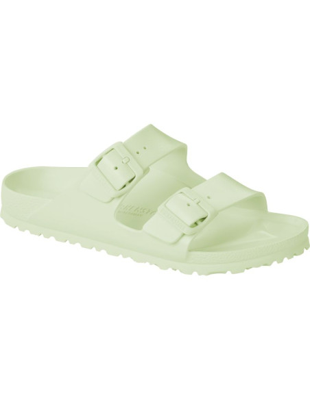 Klapki męskie birkenstock arizona essentials eva regular faded lime na szeroką stopę piankowe (1024571)
