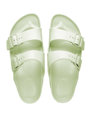 Klapki męskie birkenstock arizona essentials eva regular faded lime na szeroką stopę piankowe (1024571)