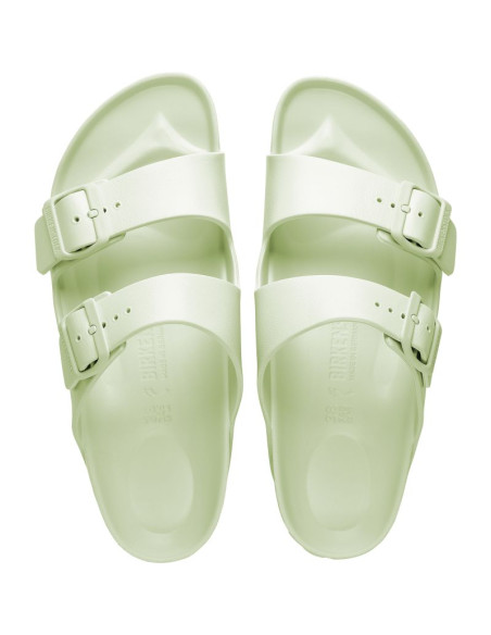 Klapki męskie birkenstock arizona essentials eva regular faded lime na szeroką stopę piankowe (1024571)