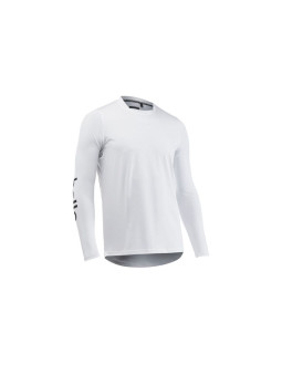 Koszulka rowerowa northwave bomb hello goodbye jersey l/s biała