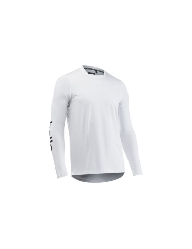 Koszulka rowerowa northwave bomb hello goodbye jersey l/s biała