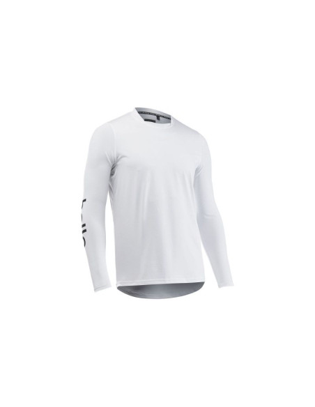 Koszulka rowerowa northwave bomb hello goodbye jersey l/s biała