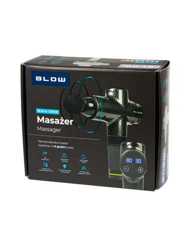 Blow pistolet do masażu masażer wave 5000 black