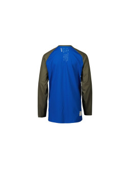 Koszulka rowerowa poc y's essential mtb ls jersey niebiesko zielony 2