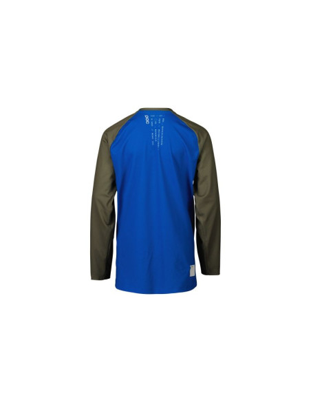 Koszulka rowerowa poc y's essential mtb ls jersey niebiesko zielony