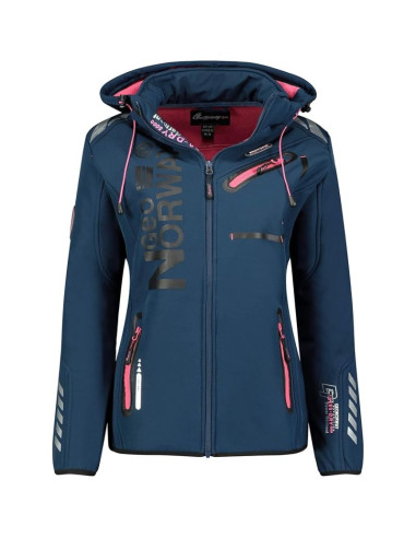 Kurtka softshell geographical norway (wu4009f/gn navy/f.-pink)