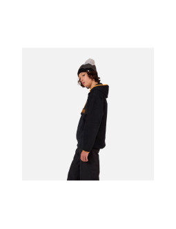 Bluza dziecięca rossignol jr all track anorak fleece czarna 2