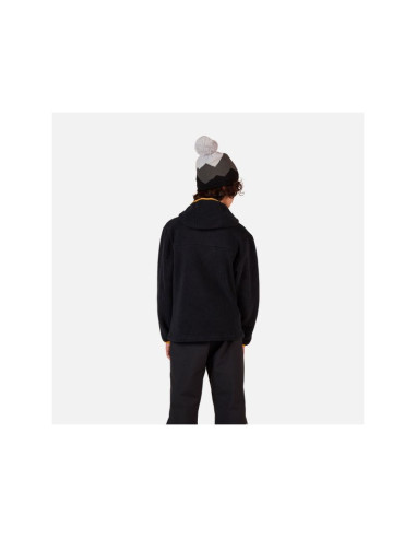 Bluza dziecięca rossignol jr all track anorak fleece czarna