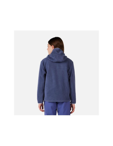 Bluza dziecięca rossignol jr alltrack anorak fleece niebieska