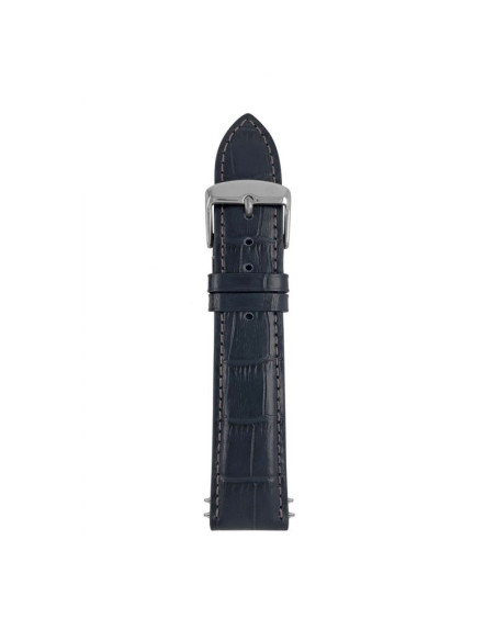 Pasek skórzany zeppelin granatowy 22 mm