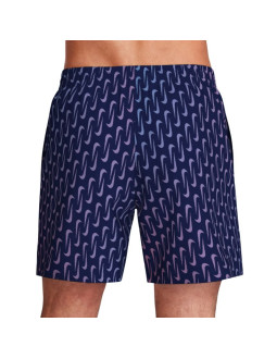 Spodenki kąpielowe nike breaker swoosh link midnig granatowo-różowo-fioletowe nessg577 440 2