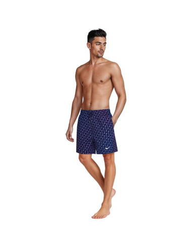Spodenki kąpielowe nike breaker swoosh link midnig granatowo-różowo-fioletowe nessg577 440