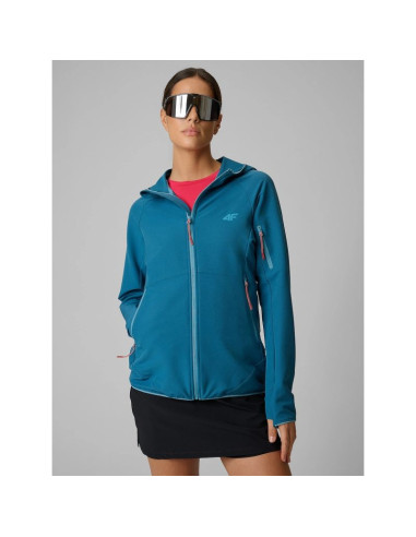 Kurtka softshell wiatroodporna damska 4f 4frss26tsoff645-46s