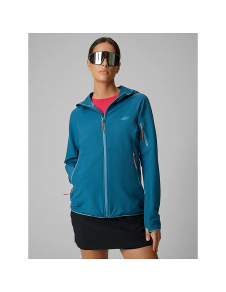 Kurtka softshell wiatroodporna damska 4f 4frss26tsoff645-46s
