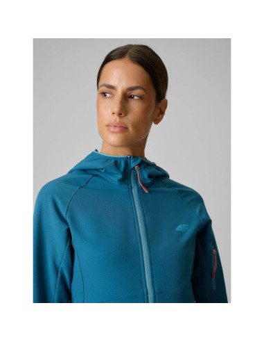 Kurtka softshell wiatroodporna damska 4f 4frss26tsoff645-46s