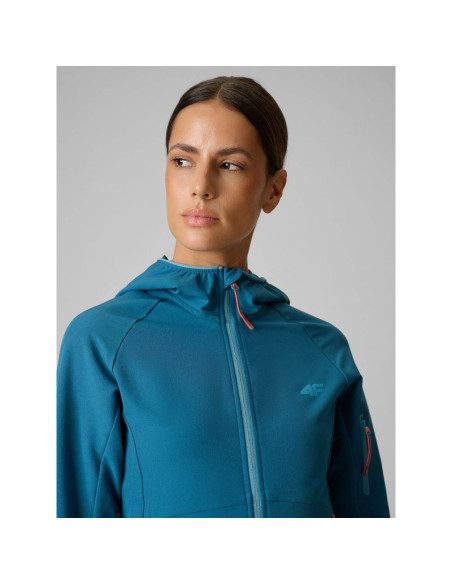 Kurtka softshell wiatroodporna damska 4f 4frss26tsoff645-46s