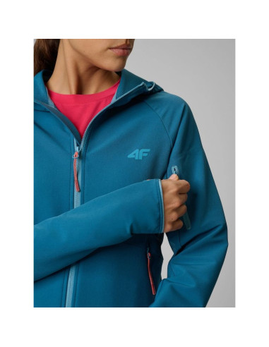 Kurtka softshell wiatroodporna damska 4f 4frss26tsoff645-46s