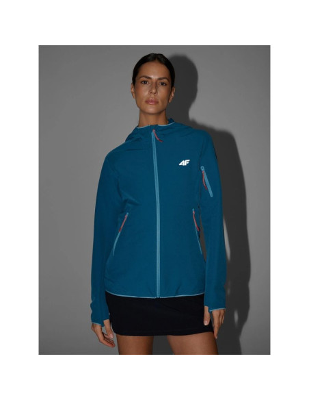 Kurtka softshell wiatroodporna damska 4f 4frss26tsoff645-46s